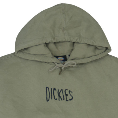 Dickies Mens Green Pullover Hoodie Medium Fleece Lined Casual Sweatshirt
