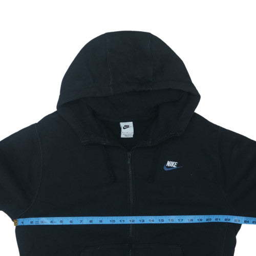 Nike Men's Black Full Zip Hoodie Size M Fleece Sportswear