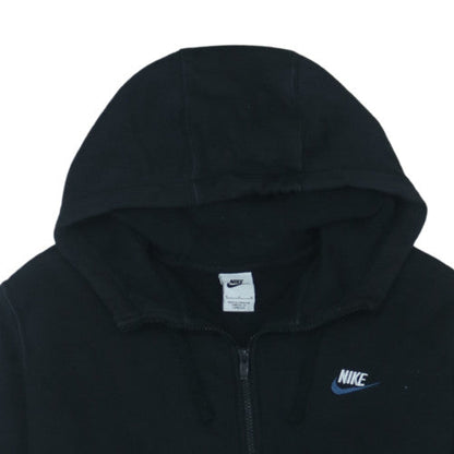 Nike Men's Black Full Zip Hoodie Size M Fleece Sportswear