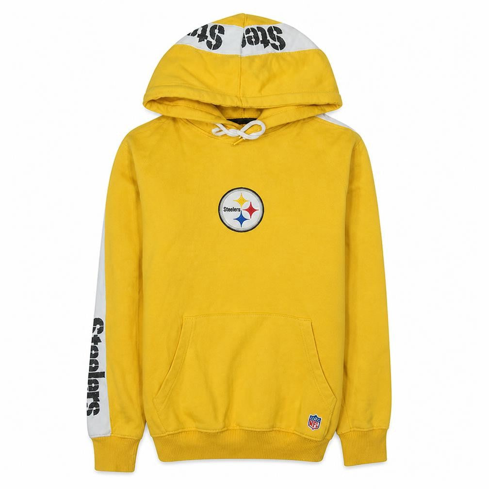 Celio NFL Steelers Men's Yellow Pullover Hoodie XS Regular Fit