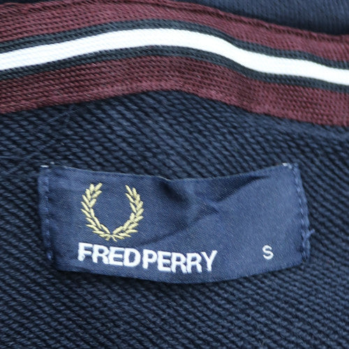 Fred Perry Men's Black Full Zip Hoodie Small