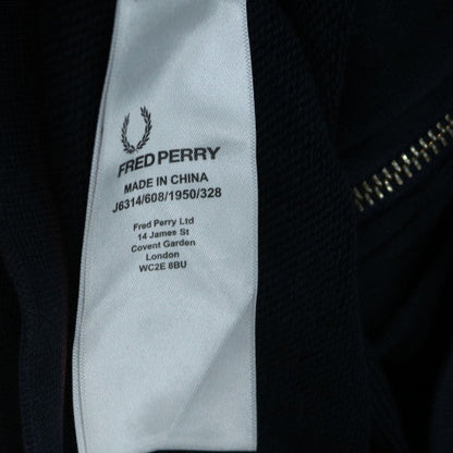 Fred Perry Men's Black Full Zip Hoodie Small