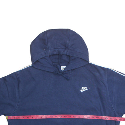 Nike Men's Blue Pullover Hoodie L Fleece Sportswear