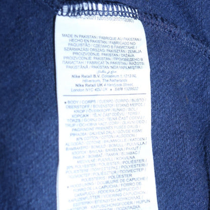 Nike Men's Blue Pullover Hoodie L Fleece Sportswear