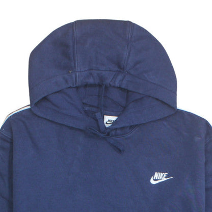 Nike Men's Blue Pullover Hoodie L Fleece Sportswear