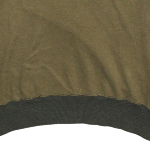 Hugo Boss Men's Green V-Neck Cotton Pullover Jumper L
