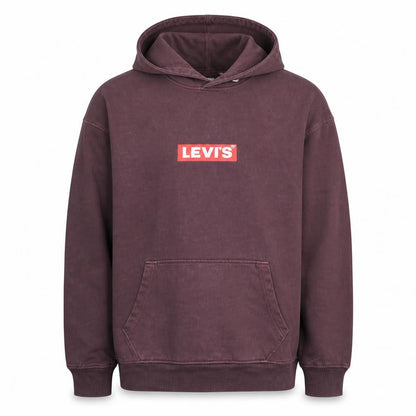 Levi's Men's Brown Relaxed Fit Pullover Hoodie Size L