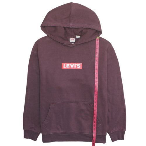 Levi's Men's Brown Relaxed Fit Pullover Hoodie Size L