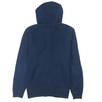 Nike Men's Blue Full Zip Fleece Hoodie Size M