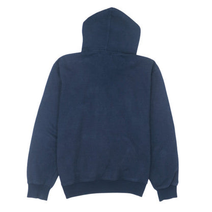 Tommy Hilfiger Men's Blue Pullover Hoodie M NYC Graphic Cotton
