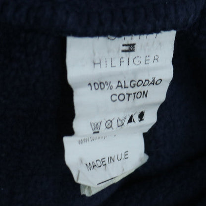 Tommy Hilfiger Men's Blue Pullover Hoodie M NYC Graphic Cotton