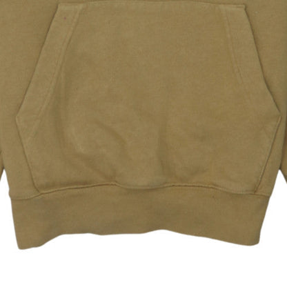 Nike Women’s Camel Brown Pullover Hoodie Size S Fleece Lined Sweatshirt