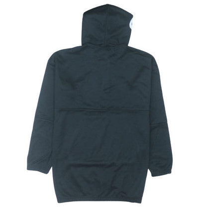 Adidas Womens Black 1/2 Zip Hooded Pullover Sweatshirt Size 16