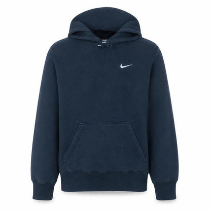 Nike Men's Blue Pullover Hoodie M Logo Fleece Sweatshirt