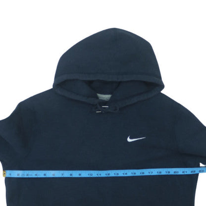 Nike Men's Blue Pullover Hoodie M Logo Fleece Sweatshirt
