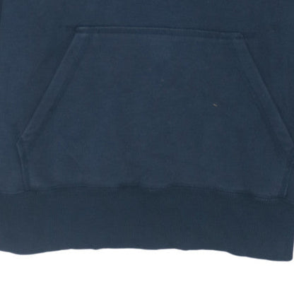 Nike Men's Blue Pullover Hoodie M Logo Fleece Sweatshirt