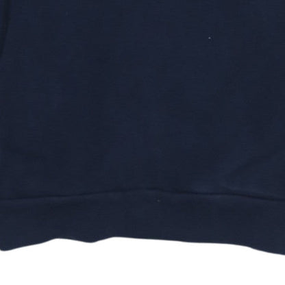 Lacoste Men's Blue L 1/2 Zip Fleece Sweatshirt Regular Fit