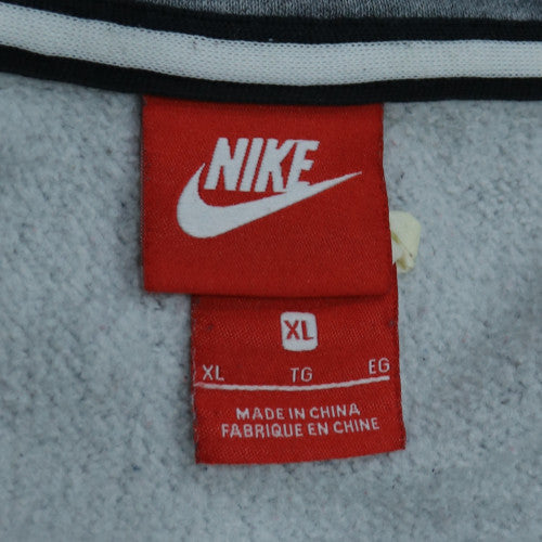 Nike Air Mens Grey Full Zip Hoodie XL Cotton Blend