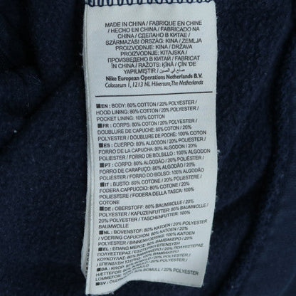 Nike Air Mens Grey Full Zip Hoodie XL Cotton Blend