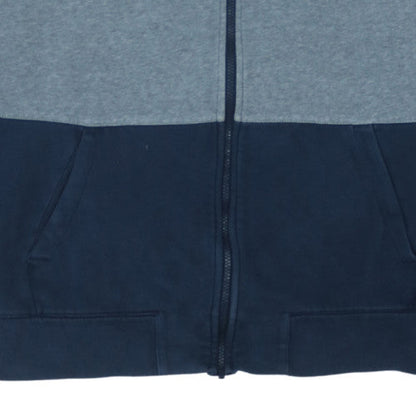 Nike Air Mens Grey Full Zip Hoodie XL Cotton Blend