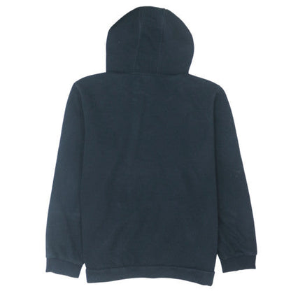 Kappa Men's Black Pullover Hoodie M Fleece Embroidered Logo Sportswear