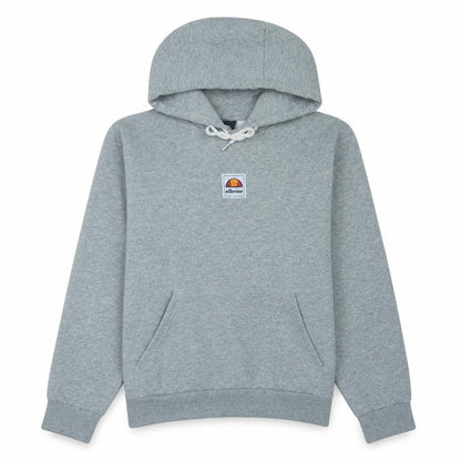 Ellesse Women's Grey Pullover Hoodie UK 12 Cotton Blend Logo