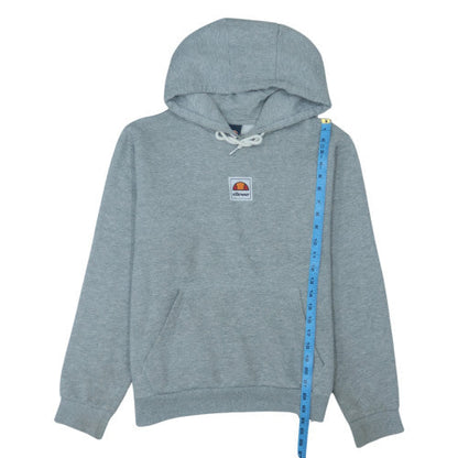 Ellesse Women's Grey Pullover Hoodie UK 12 Cotton Blend Logo