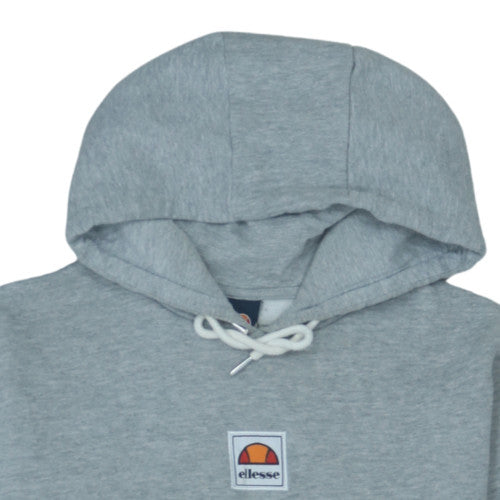 Ellesse Women's Grey Pullover Hoodie UK 12 Cotton Blend Logo