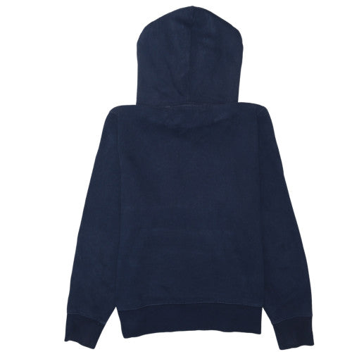 GAP Women Navy Blue XL Pullover Hoodie New York Logo Cotton Blend