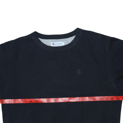 Champion Women's Black Classic Crew Neck Sweatshirt Size S