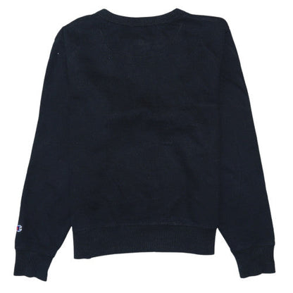 Champion Women's Black Classic Crew Neck Sweatshirt Size S