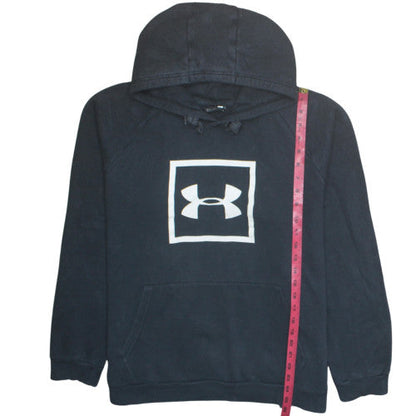 Under Armour Men's Black 2XL Pullover Hoodie Fleece Logo Sweatshirt
