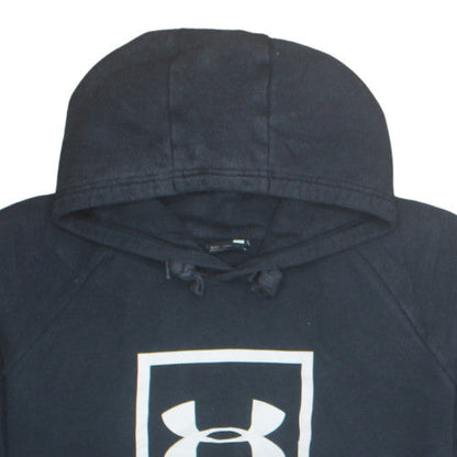 Under Armour Men's Black 2XL Pullover Hoodie Fleece Logo Sweatshirt