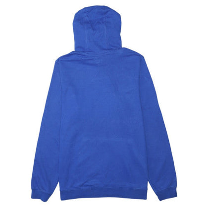 Nike Men's Blue Pullover Hoodie L Graphic Print Sportswear