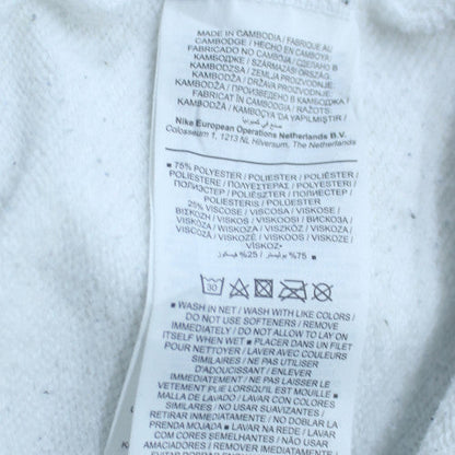 Nike Men's White XL Dri-Fit Pullover Hoodie with Logo