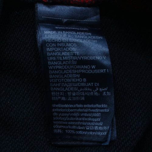 Tommy Hilfiger Men's Blue XL Pullover Hoodie Cotton Logo