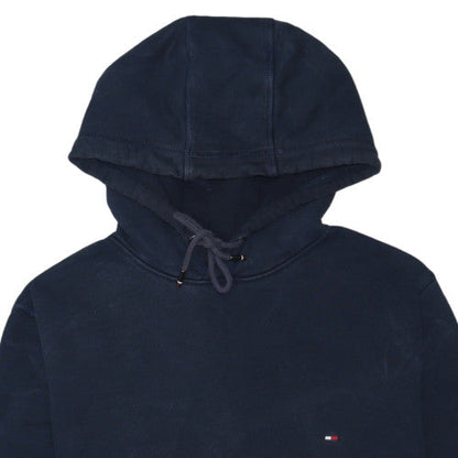 Tommy Hilfiger Men's Blue XL Pullover Hoodie Cotton Logo