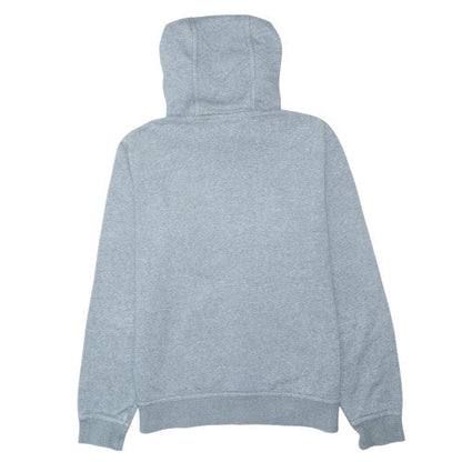 Nike Womens Grey Pullover Hoodie Size M Cotton Blend Logo Sweatshirt
