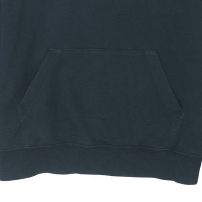Nike Men's Black Pullover Hoodie M Logo Fleece Sweatshirt