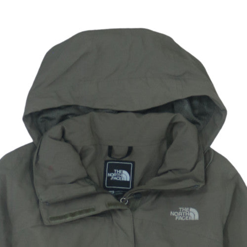 The North Face Womens Brown Waterproof Hooded Jacket M Regular