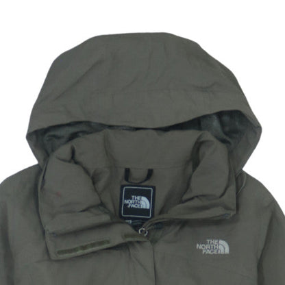 The North Face Womens Brown Waterproof Hooded Jacket M Regular