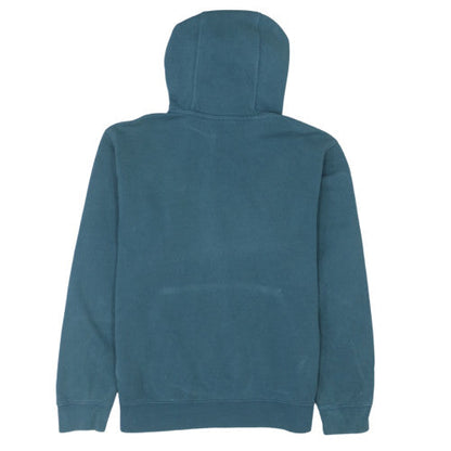 Nike Men's Blue Pullover Hoodie Medium Fleece Logo Sweatshirt