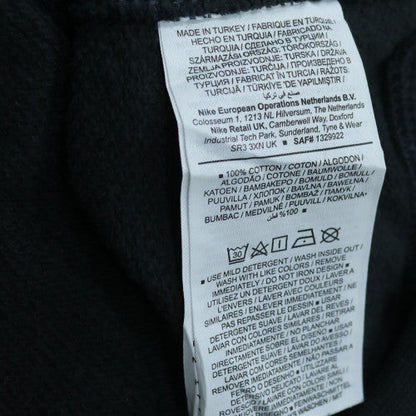 Nike Women's Black Pullover Hoodie Small 100% Cotton Logo Sweatshirt