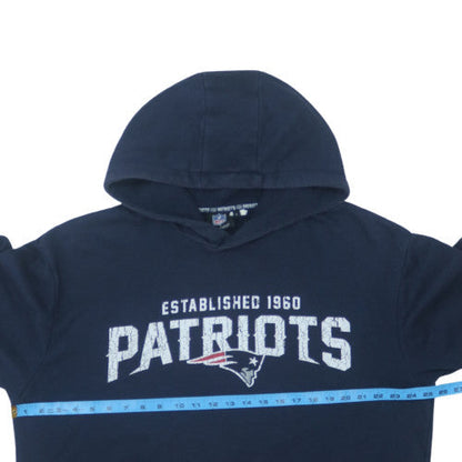 Primark NFL Patriots Men's Blue Pullover Hoodie L Regular Fit
