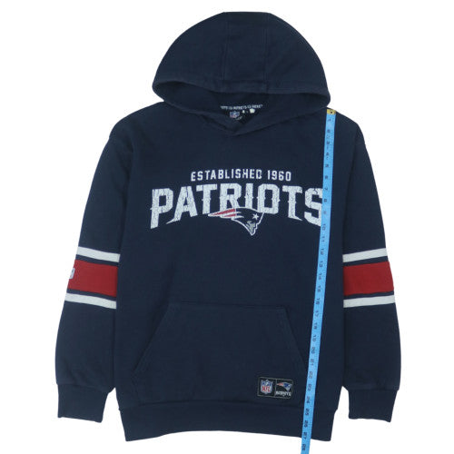 Primark NFL Patriots Men's Blue Pullover Hoodie L Regular Fit