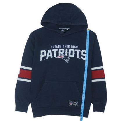 Primark NFL Patriots Men's Blue Pullover Hoodie L Regular Fit