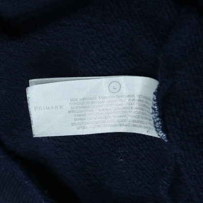 Primark NFL Patriots Men's Blue Pullover Hoodie L Regular Fit