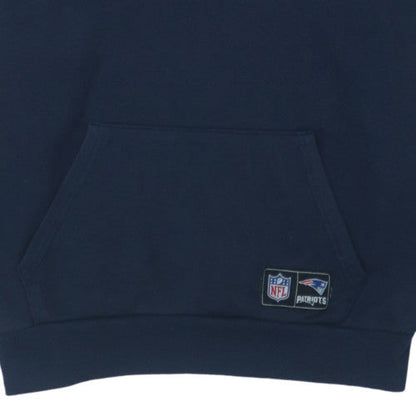 Primark NFL Patriots Men's Blue Pullover Hoodie L Regular Fit