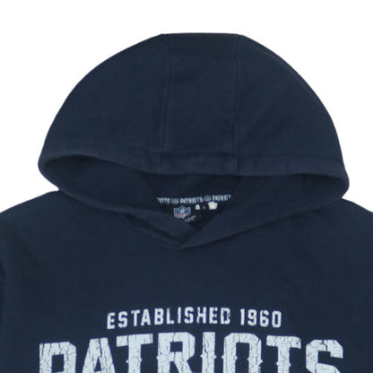 Primark NFL Patriots Men's Blue Pullover Hoodie L Regular Fit