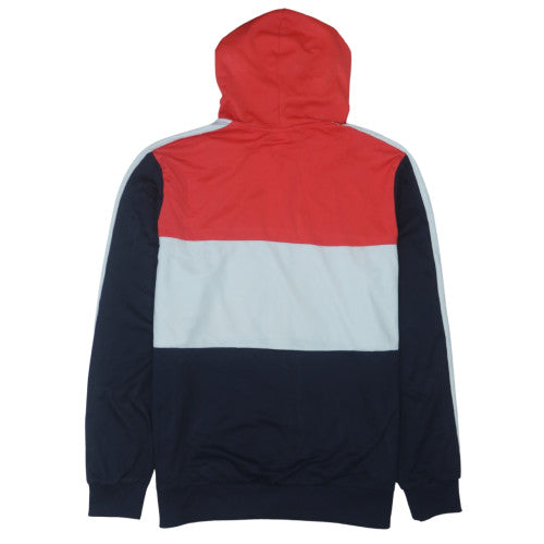 Puma Men's Red Grey Navy Full Zip Hoodie XL